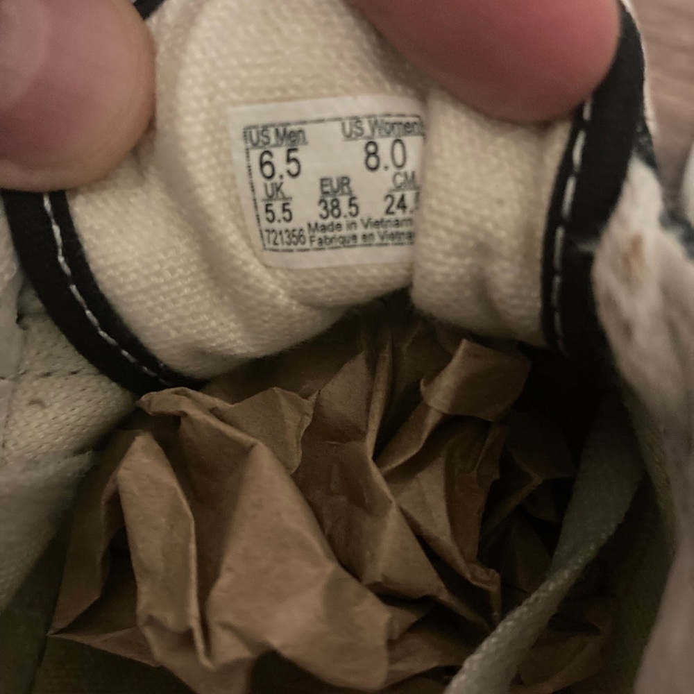 Vans Black and Pink Floral Sneakers Classic Style women’s size 8 men’s size 6.5 - Picture 5 of 7